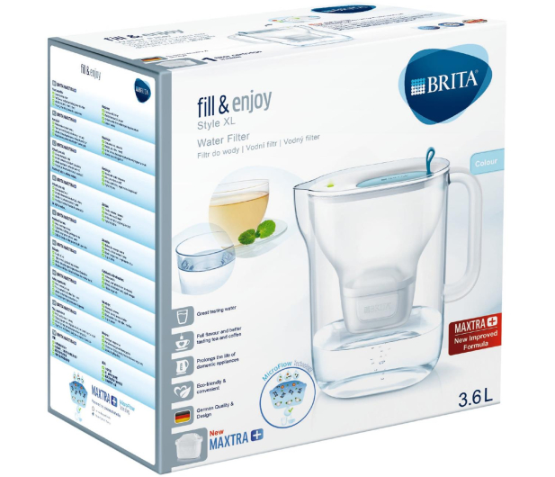 BRITA Dzbanek do wody STYLE XL błękitny - 421393 - zdjęcie 3